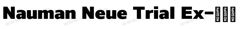 Nauman Neue Trial Ex字体转换
